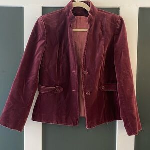 Vintage velvet blazer